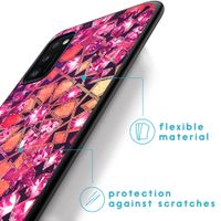 iMoshion Design hoesje Samsung Galaxy A41 - Grafisch - Roze Bling