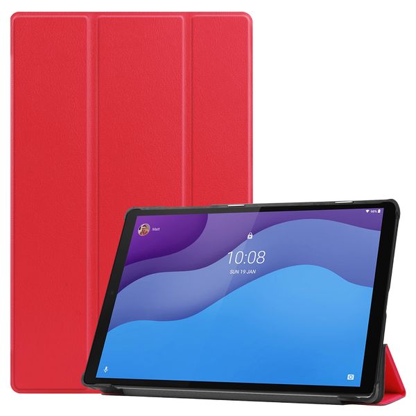 iMoshion Trifold Bookcase Lenovo Tab M10 HD (2nd gen) - Rood