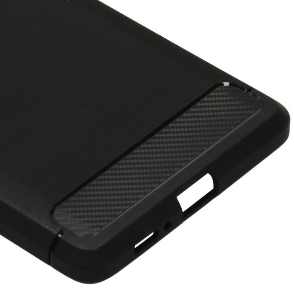 Brushed Backcover Samsung Galaxy S10 Lite - Zwart