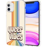 iMoshion Design hoesje iPhone 11 - Rainbow Queer vibes