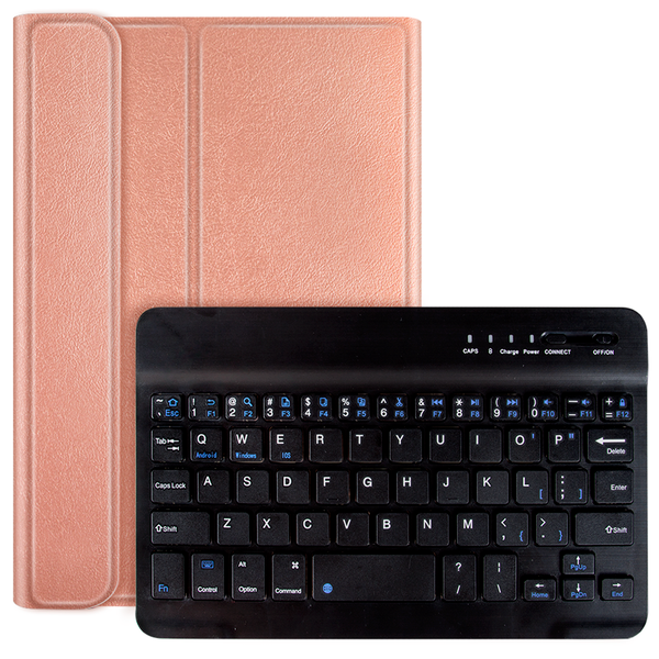 Bluetooth Keyboard Bookcase iPad 2 / 3 / 4 - Rosé Goud