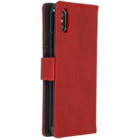 iMoshion Luxe Bookcase iPhone Xs / X - Rood