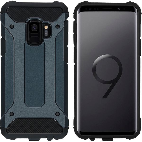 iMoshion Rugged Xtreme Backcover Samsung Galaxy S9 - Donkerblauw