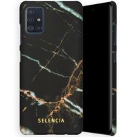 Selencia Maya Fashion Backcover Samsung Galaxy A51 - Marble Black