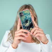 iMoshion Design hoesje iPhone 11 - Grafisch - Bloem Blauw