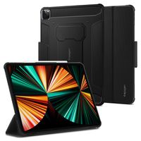 Spigen Rugged Armor Pro Bookcase iPad Pro 12.9 (2021 / 2022) - Zwart