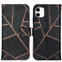 iMoshion Design Softcase Bookcase iPhone 11 - Black Graphic