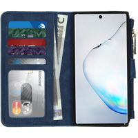 Luxe Portemonnee Samsung Galaxy Note 10 - Donkerblauw