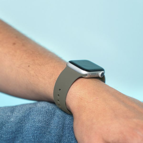 iMoshion Siliconen bandje Fitbit Sense / Versa 3 - Donkergrijs