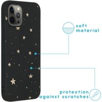 iMoshion Design hoesje iPhone 12 Pro Max - Sterren / Zwart