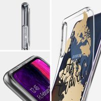 iMoshion Design hoesje Samsung Galaxy A50 / A30s - Let's Go Travel / Zwart