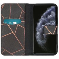 iMoshion Design Softcase Bookcase iPhone 12 Mini - Black Graphic