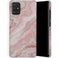 Selencia Maya Fashion Backcover Samsung Galaxy A71 - Marble Rose