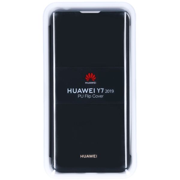 Huawei Flip Cover Huawei Y7 (2019) - Zwart