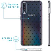 iMoshion Design hoesje Samsung Galaxy A50 / A30s - Hartjes - Zwart