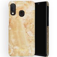 Selencia Maya Fashion Backcover Samsung Galaxy A20e - Marble Sand