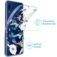 iMoshion Design hoesje Samsung Galaxy A20e - Bloem - Wit