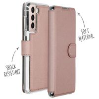 Accezz Xtreme Wallet Bookcase Samsung Galaxy S21 - Rosé Goud