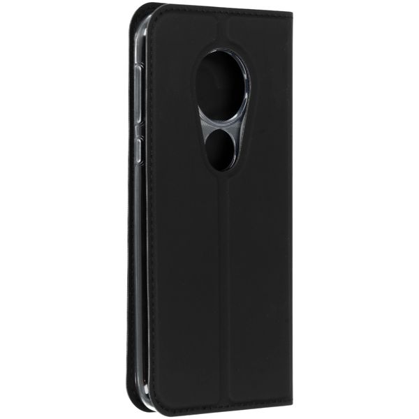 Dux Ducis Slim Softcase Bookcase Motorola Moto G7 Play - Zwart