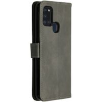 iMoshion Luxe Bookcase Samsung Galaxy A21s - Grijs