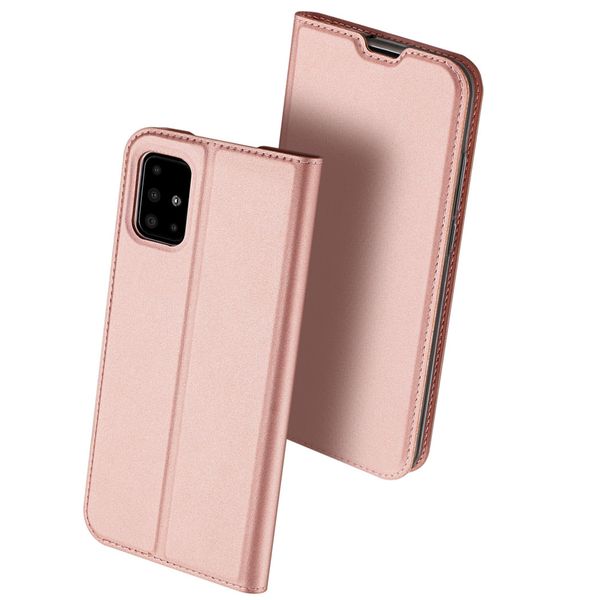 Dux Ducis Slim Softcase Bookcase Samsung Galaxy A71 - Rosé Goud