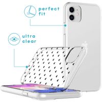 iMoshion Design hoesje iPhone 11 - Hartjes - Zwart