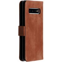 iMoshion Luxe Bookcase Samsung Galaxy S10 - Bruin