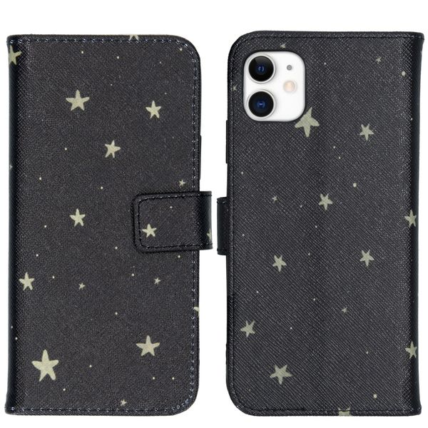 iMoshion Design Softcase Bookcase iPhone 11 - Stars Gold