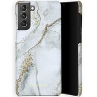 Selencia Maya Fashion Backcover Galaxy S21 Plus - Marble Stone