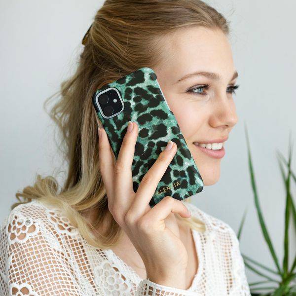 Selencia Maya Fashion Backcover iPhone Xs / X - Green Panther