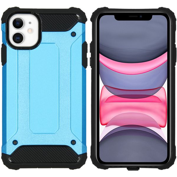 iMoshion Rugged Xtreme Backcover iPhone 11 - Lichtblauw