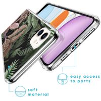 iMoshion Design hoesje iPhone 11 - Jungle - Groen / Roze