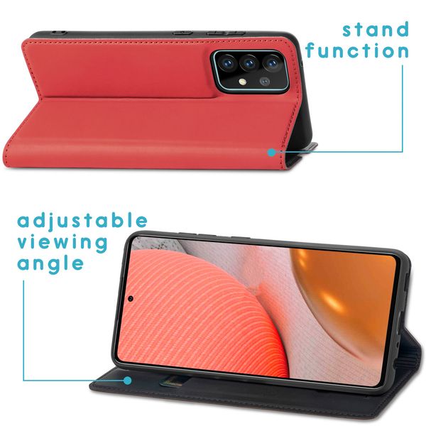 iMoshion Slim Folio Bookcase Samsung Galaxy A72 - Rood